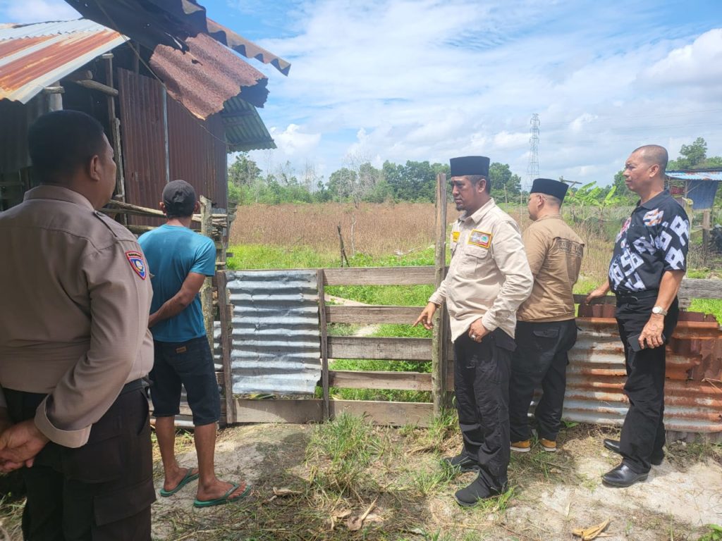 Ketum DPP Santri Tani NU dan rombongan kunjungi Koptan “Santri Tani Sejahtera” dan masyarakat petani di kelurahan Bagan Besar kota Dumai