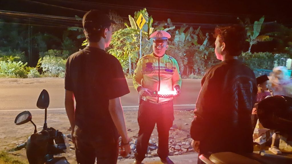 Satlantas Polres Tanggamus Gelar Patroli Subuh, Cegah Kejahatan dan Balap Liar