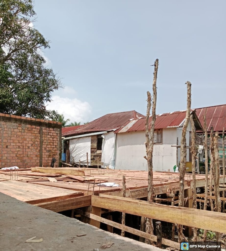 Desa Sungai Rebo Membangun Taman bermain Memberi Keceriaan Anak-Anak Dini Desa Sungai Rebo