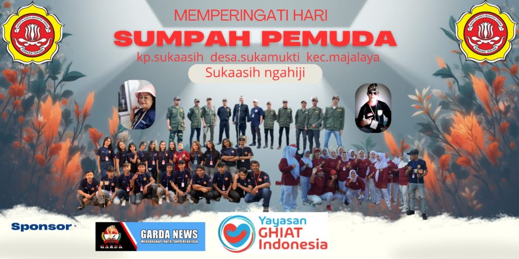 Persiapan Sambut HUT Sumpah Pemuda, Karang Taruna Unit 10 Sukaasih ikut memeriahkan.