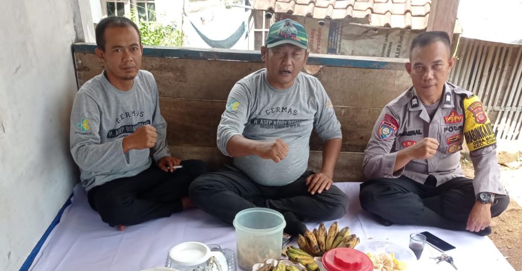 Babin Kamtibmas Bang Ate Perkuat Sinergitas Bersama Kordes Malasari dan Korcam Cimaung