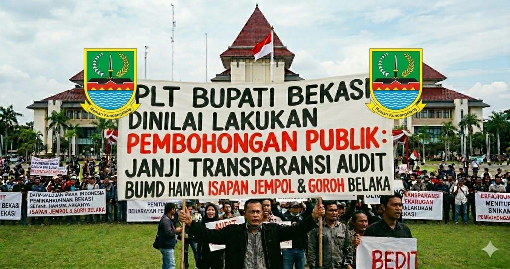 Plt Bupati Bekasi Dinilai Lakukan Pembohongan Publik : Janji Transparansi Audit BUMD Hanya Isapan Jempol dan Goroh Belaka