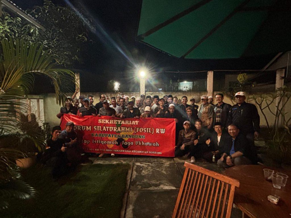 Memperkuat silahturahmi Fosil antar RW Se-kabupaten Bandung” tetap Istiqomah jaga ukhuwah