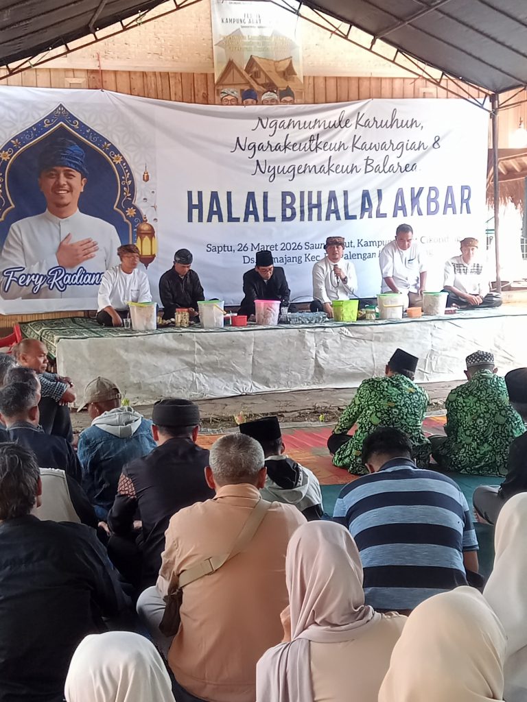 Sinergi Ulama, Tokoh Adat, dan Pejabat Negara: Fery Radiansyah Inisiasi Halalbihalal Akbar di Cikondang
