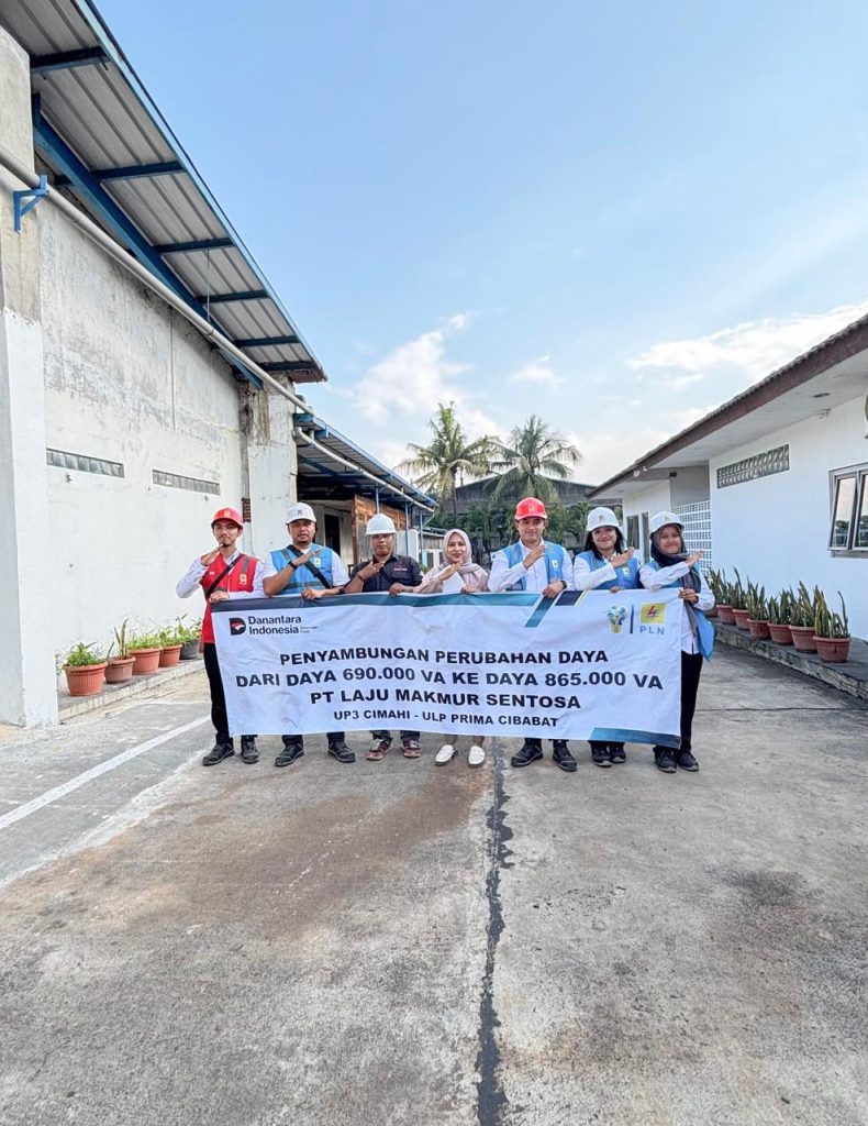 PLN UP3 Cimahi Dukung Peningkatan Kapasitas Industri Tekstil melalui Penambahan Daya PT Laju Makmur Sentosa