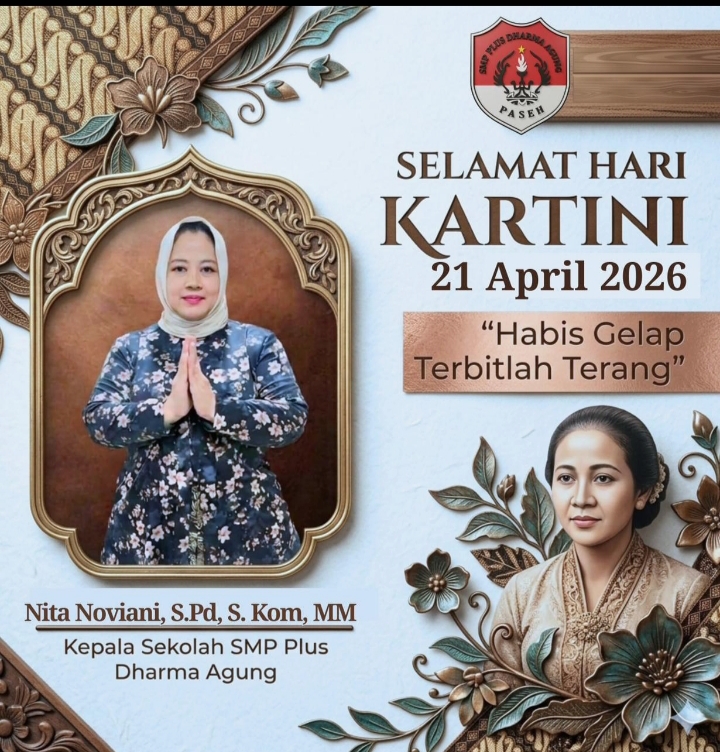 Kepala SMP Plus Dharma Agung Paseh Nita Noviani: “Habis Gelap Terbitlah Terang Harus Jadi Semangat Siswi”