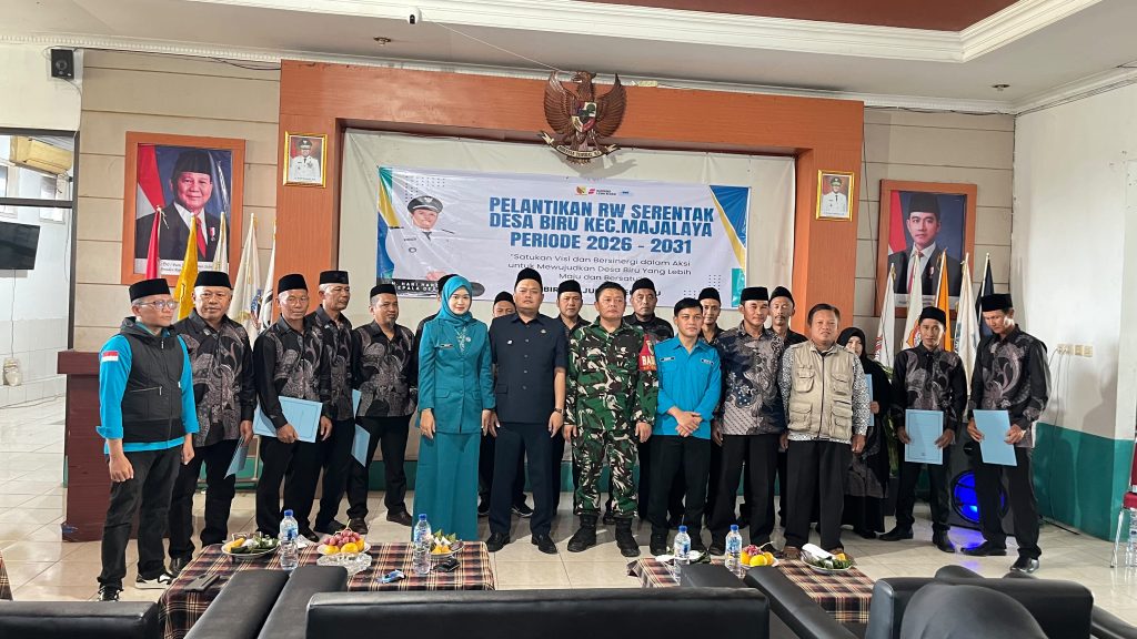 Pemerintah Desa Biru Majalaya Lantik RW Serentak Periode 2026-2031, Usung Semangat Sinergi dan Persatuan