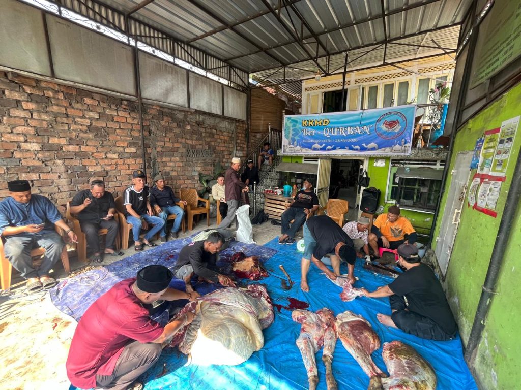 Kerukunan Keluarga Marga Danau Sumatera Selatan  (KKMD SUMSEL), Gelar Potong Hewan Kurban 1 Sapi dan 1 Kambing