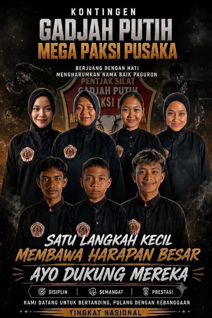 KONTINGEN GADJAH PUTIH MEGA PAKSI PUSAKA SIAP HARUMKAN NAMA PAGURON DI TINGKAT NASIONAL