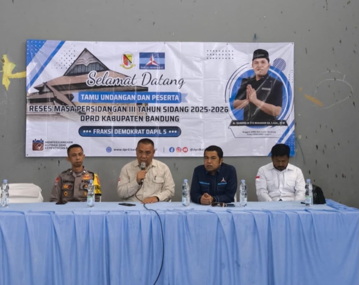 SERAP ASPIRASI WARGA, ANGGOTA DPRD KAB. BANDUNG FRAKSI DEMOKRAT DAPIL 5 GELAR RESES DI DESA TANGSI MEKAR